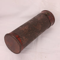 For Wine Lovers | @BuyMartianHome Cylindrical Wooden Wine Box | Great for Business Gifts, Reunions, Birthdays & Holidays