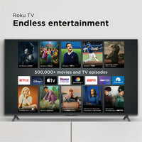 TCL 4-Series 55" 4K Roku TV - High Dynamic Range, Simple Remote, Endless Streaming