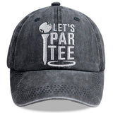 Golf Gifts Hats For Mom Dad, Par Tee Hats For Men and Women, Adjustable Embroidered Wash Cotton Unisex Baseball Cap