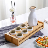 For Wine Lovers | @BuyMartianHome Ancient Style Japanese Ceramic Sake Set | Traditional Single-Cup Spirits Set