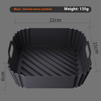 @BuyMartianHome | Food Grade Silicone Air Fryer Baking Tray - Non-Stick, Reusable, and Heat Resistant