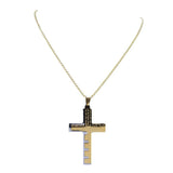 @BuyMartianJewelry | M633™ Lord's Prayer Unisex Titanium Stainless Steel Cross Pendant