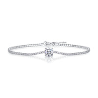 Dawn Mosan-Style Diamond Bracelet – S925 Sterling Silver Luxury Tennis Bracelet | Elegant Women’s Jewelry
