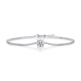 Dawn Mosan-Style Diamond Bracelet – S925 Sterling Silver Luxury Tennis Bracelet | Elegant Women’s Jewelry