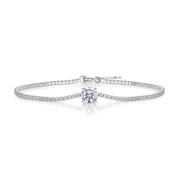 Dawn Mosan-Style Diamond Bracelet – S925 Sterling Silver Luxury Tennis Bracelet | Elegant Women’s Jewelry