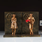 Modern Creative Bookends Books Stand By Ornaments