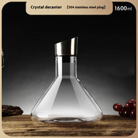 For Wine Lovers | @BuyMartianHome Luxury Iceberg Waterfall Wine Decanter | 1000ml Lead-Free Crystal Glass with Dual Filtration | Premium Barware for Enhanced Wine Experience