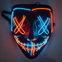 Your Fave Cosplay Merch | @BuyMartian 3-Mode LED Light Up Glow & Go Purge "Stitches" Neon Halloween Mask Costume (3 Options)