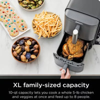 Ninja DoubleStack XL 2-Basket Air Fryer with 10 QT Capacity & 6-in-1 Functionality | NEW IN BOX