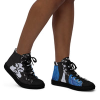 Buy Martian Merch™ | Ribbie's Creations™ Organic Soul Dreaded Splendor Women’s High Top Canvas Shoes