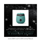 Thermacell | Haze Green | USB Rechargeable Refillable Powerful Mosquito Repeller |20 ft. Range | Deet Free