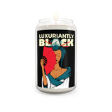 Buy Martian Merch ™ | Luxuriantly Black Agua Fuega  Aromatherapy Candle, 13.75oz (Coy Koi) | The Saucy Martian ™