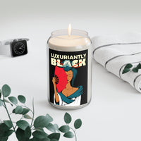 Buy Martian Merch ™ | Luxuriantly Black Agua Fuega  Aromatherapy Candle, 13.75oz (Coy Koi) | The Saucy Martian ™