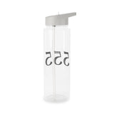 Your Fave Travel Merch | 555 Angel Number "Change" Shatter-Resistant BPA-Free Water Bottle + Straw (Biodegradeable)