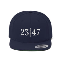 Your Fave Travel Merch | 23|47 Angel Number "Clear Intention" Hat (Various Colors) | Snapback Closure