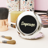Buy Martian Merch ™ | Sapeuse (Feminine) Compact Travel Mirror | Legacy-Minded Individual ™