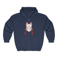 Your Fave Travel Hoodie | Agua Fuega Kitsune Zip-Up Hoodie (Version 1) | Inspired by LoveCraft Country