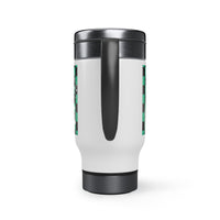 Buy Martian Merch ™ | Anime Inspired :  Tan - Ish Stainless Steel Travel Mug w/ Handle, 14oz