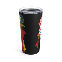 Your Fave Travel Merch | Coy Koi Kitsune Friend Kanji 20 oz Insulated Stainless Steel Tumbler | ✅ Hot & Cold Drinks