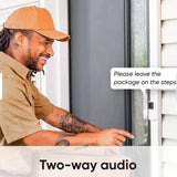 NEW IN BOX | WYZE Wired Doorbell (Chime Included) | 2-Way Audio | 1080P HD | Night Vision | Head-To-Toe View