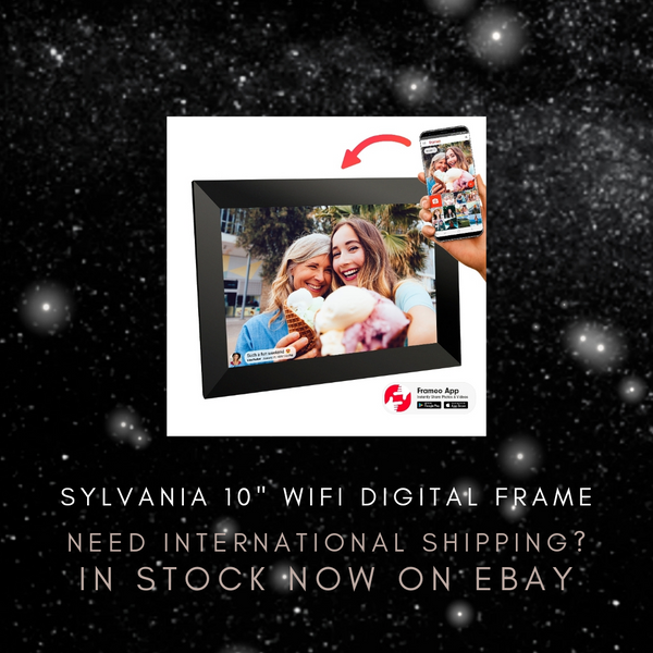 SYLVANIA 10" WI-FI Digital Frame | NEW IN BOX