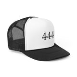 Your Fave Travel Merch | 444 Angel Number Trucker Cap (Adjustable + Breathable Mesh Back)