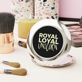 Buy Martian Merch ™ | Royal Loyal Unicorn Compact Travel Mirror | Legacy-Minded Individual ™