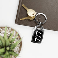 Your Fave Travel Merch | 777 Angel Number "Divine Completion" Key Ring