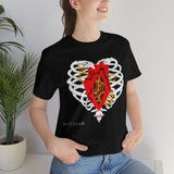 Buy Martian Merch ™ | Heart & Bones (Vulnerability Centered) T-shirt (w/ Artist Signature) Limited Edition