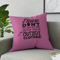 Soft Broadcloth Display Art | A Side : Outside Clothes | B Side :  Gothalina (Pink)