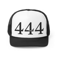 Your Fave Travel Merch | 444 Angel Number "Wisdom" Trucker Cap (Adjustable + Breathable Mesh Back)
