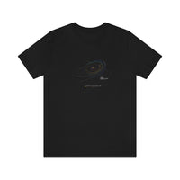 Your Fave Travel Tee | The Orbit The Astronaut Unisex T-Shirt (JATQ Cafe Day Version) | Orbit (Front) Astronaut (Back)