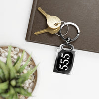 Your Fave Travel Merch | 555 Angel Number "Change" Key Ring