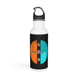 Buy Martian Merch ™ | AguaFuega 20oz Stainless Steel Water Bottle (OrangeCyan Version)