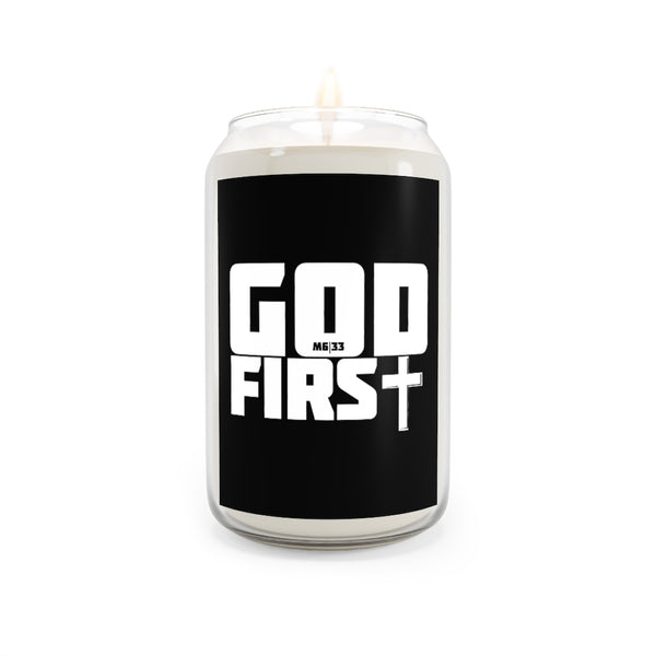 Buy Martian Merch ™ : M6 | 33 ™ God First Vegan 80 Hour Candle, 13.75oz (Black Background)