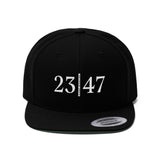 Your Fave Travel Merch | 23|47 Angel Number "Clear Intention" Hat (Various Colors) | Snapback Closure