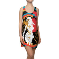 Buy Martian Merch ™ | Agua Fuega Warrior Queen Racerback Dress + FREE MARTIAN MUSIC ™ | The Saucy Martian ™