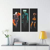 Fan Favorites | Martian Mamis Version | Water-Resistant Acrylic Triptych (Installation Screws Included)