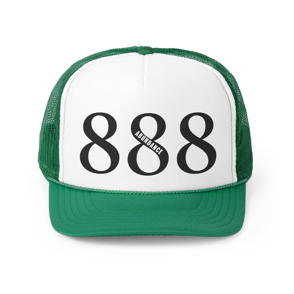Your Fave Travel Merch | 888 Angel Number "Abundance" Trucker Cap (Adjustable + Breathable Mesh Back)