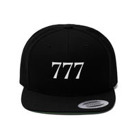 Your Fave Travel Merch | 777 Angel Number Hat (Various Colors) | Snapback Closure