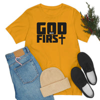 Your Fave Travel Tee | M6|33™ God First / God Did T-Shirt (Unisex) (Various Colors)