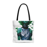 Buy Martian Merch ™ | "Femininity Is A Balance ... " Tote Bag (Rojo + Verde)
