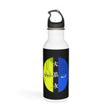 Buy Martian Merch ™ | AguaFuega 20oz Stainless Steel Water Bottle (YellowBlue Version)