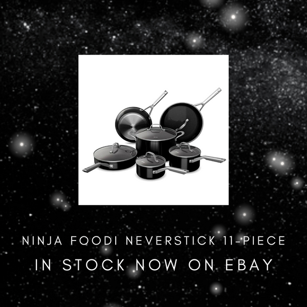 Ninja Foodi NeverStick Essential 11pc Nonstick Cookware Set (No Chipping + Oven Safe + Dishwasher Safe)