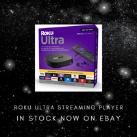 NEW IN BOX | Roku Ultra 2022 4K/HDR/Dolby Vision Streaming Device and Roku Voice Remote Pro with Rechargeable Battery