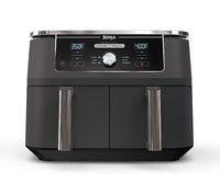 NEW IN BOX | NINJA FOODI 6-IN-1 Dualzone Technology XL 10 QT 2-Basket Air Fryer (Gray)