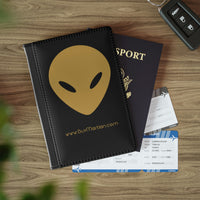 Your Fave Vegan Leather Passport Cover | Gold MARTIAN Version | w/ RFID Blocking Technology