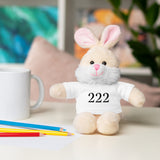 Your Fave Travel Merch | 222 Angel Number Travel Plushie w/ White Tee (Various Animals To Choose From)