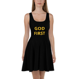 Buy Martian Merch ™ : M6 | 33 ™ God First Skater Dress
