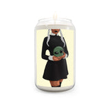 Buy Martian Merch ™ | GothaLINA Holding Alien Head (Green2) Aromatherapy Candle, 13.75oz | The Saucy Martian ™